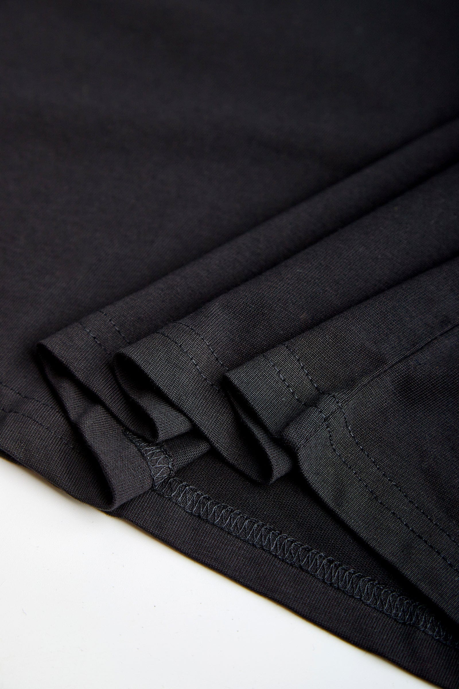 Black Teddy Bear Embroidered T-Shirt