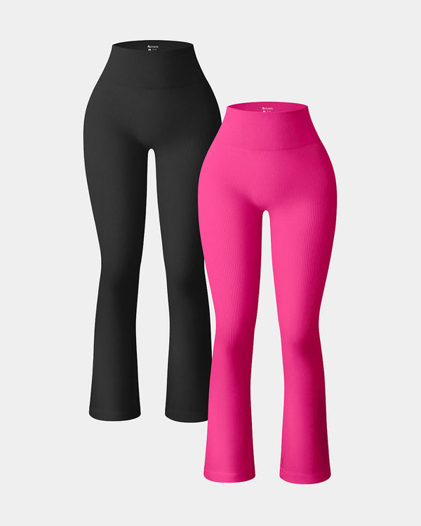 High Waist Flare Leggings2 Pieces