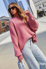 Call On Me Long Sleeve Knit Sweater - 4 Colors