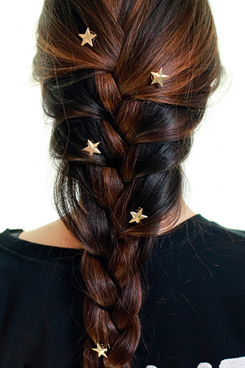 Metallic Star Hair Ornament