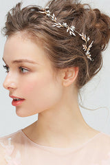 Crystal Floral Hairband&Hairpins