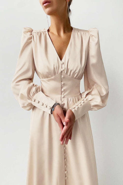 Adorably Flirty Stain Midi Dress - 6 Colors