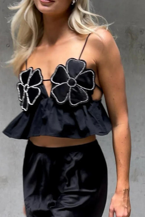 Charmed Impression Flower Cami Top