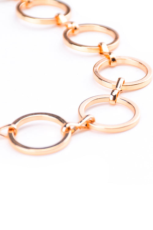 Metallic Ring Choker