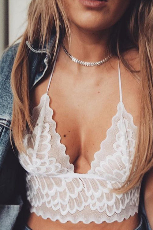 Lace Obsessed Spaghetti Bra