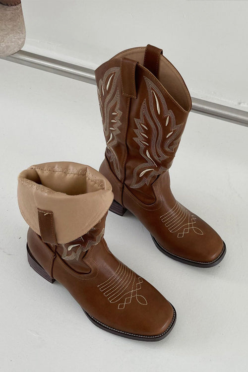 Legend Faux Leather Western Boot - 2 Colors