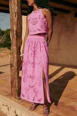 Infinite Admiration Crochet Pink Set