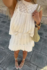 Love Story Knit Crochet Suit - 3 Colors