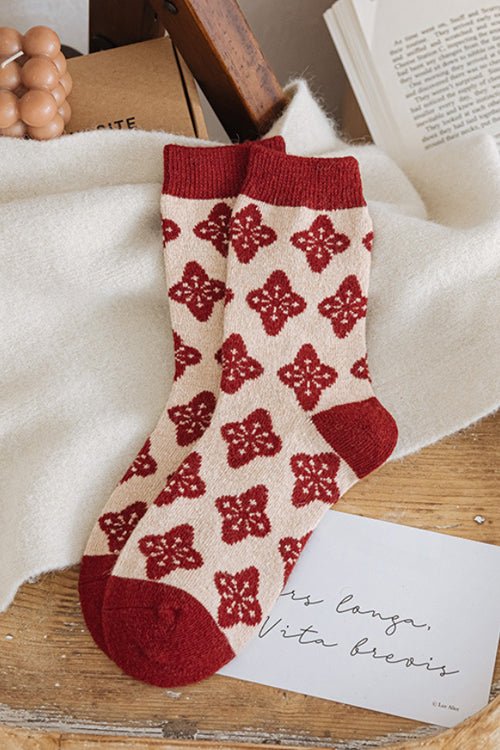 New Years' Eve Cotton Socks