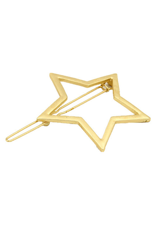 Golden Star&Heart Hairpin
