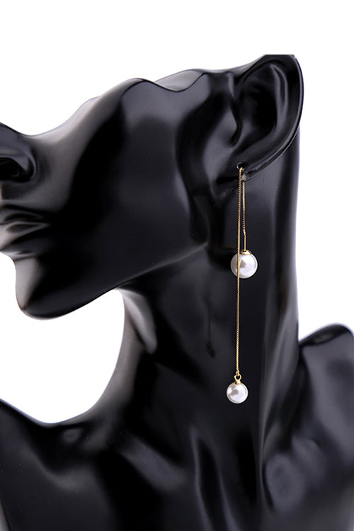 Pearl Pendant Earrings