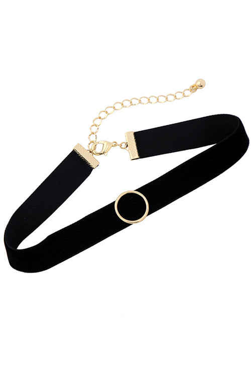 Layered Tassel Choker Necklace