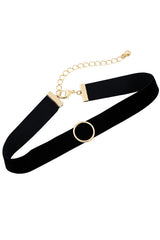 Layered Tassel Choker Necklace