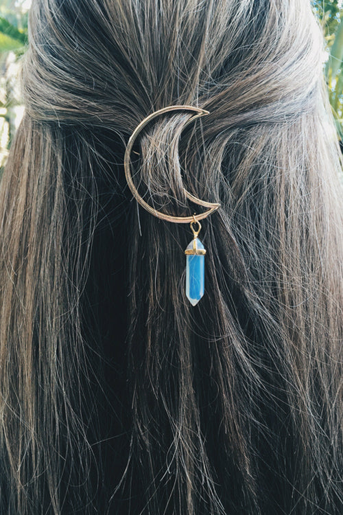 Moon Rhinestone Hair Ornaments