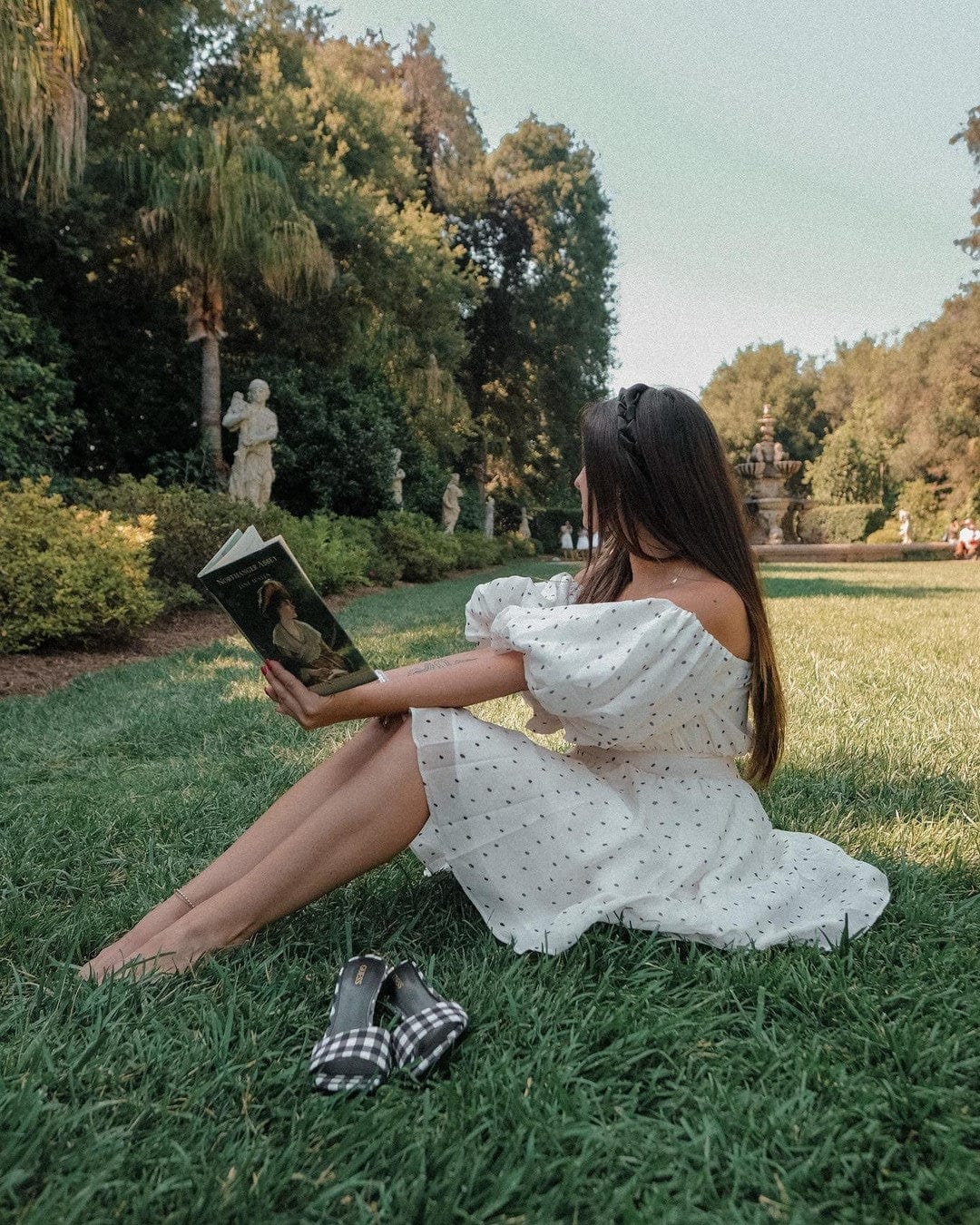 Ivory Garland Garden Dress