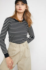 Virgil Black Striped  Sweater