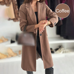 Elegant Tailored Long Coat