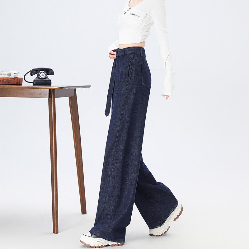High Waist Casual Wide Leg Jeans