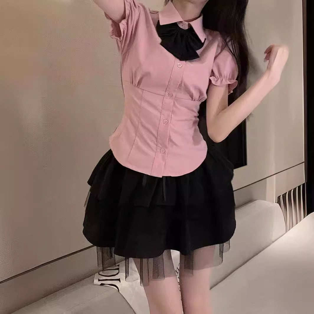 summer JK uniform women's two-piece set