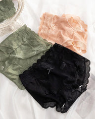 Women's Comfortable Lace Jacquard Seamless Breathable Panties