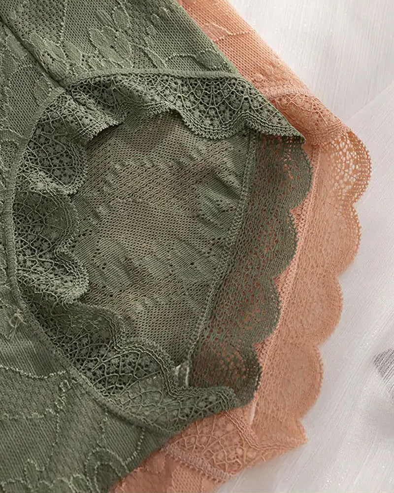 Women's Comfortable Lace Jacquard Seamless Breathable Panties