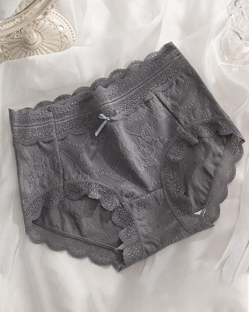Women's Comfortable Lace Jacquard Seamless Breathable Panties