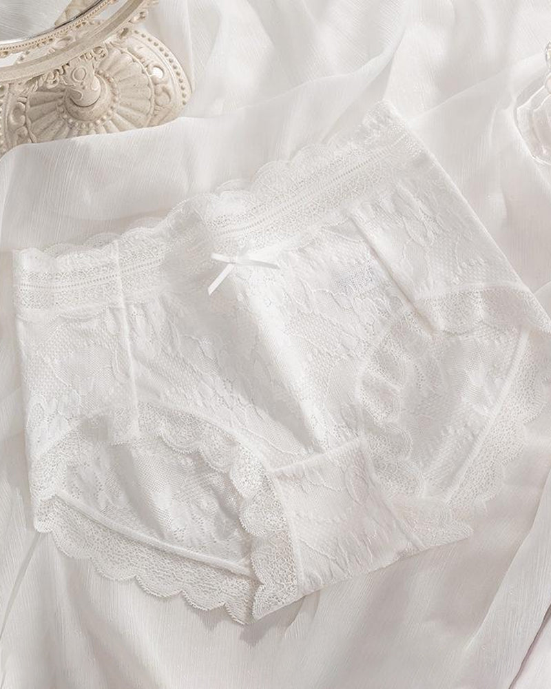 Women's Comfortable Lace Jacquard Seamless Breathable Panties