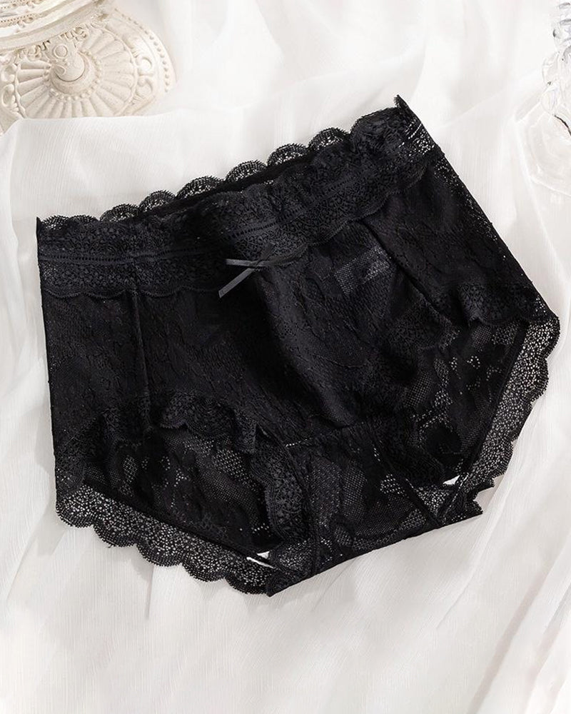 Women's Comfortable Lace Jacquard Seamless Breathable Panties