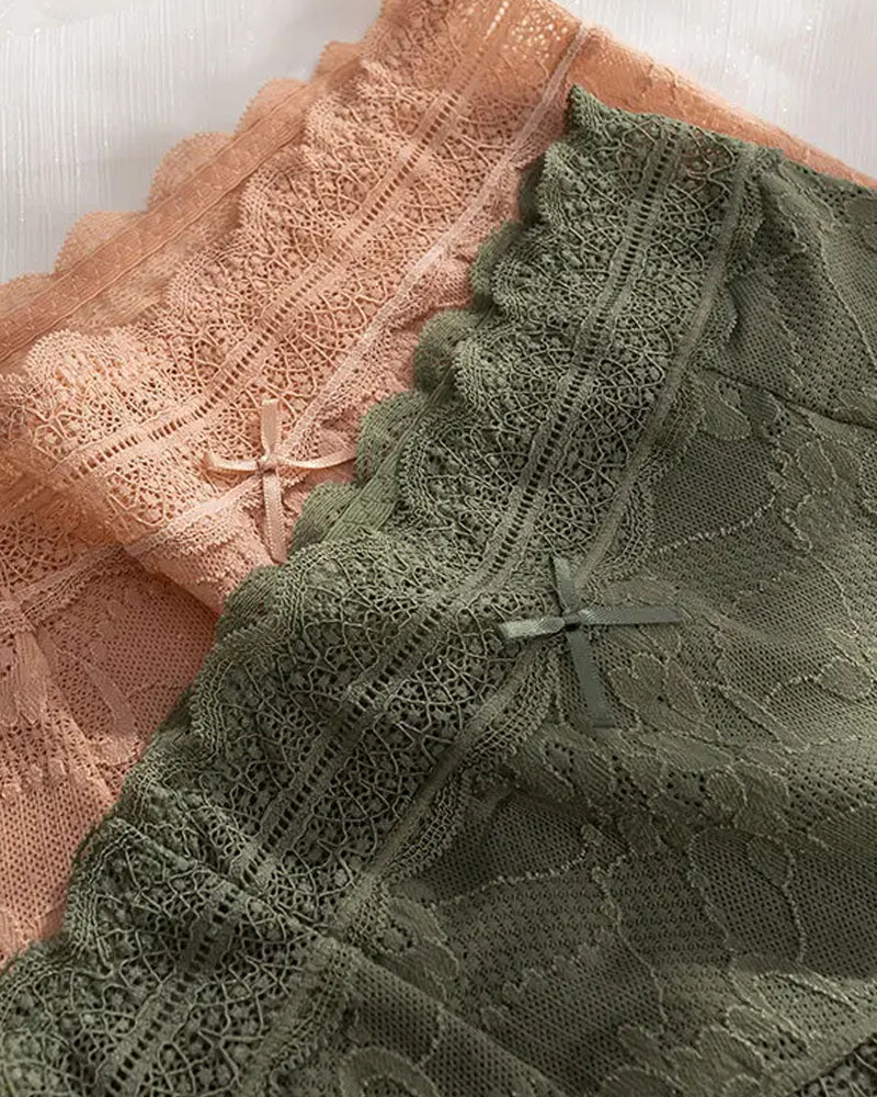 Women's Comfortable Lace Jacquard Seamless Breathable Panties