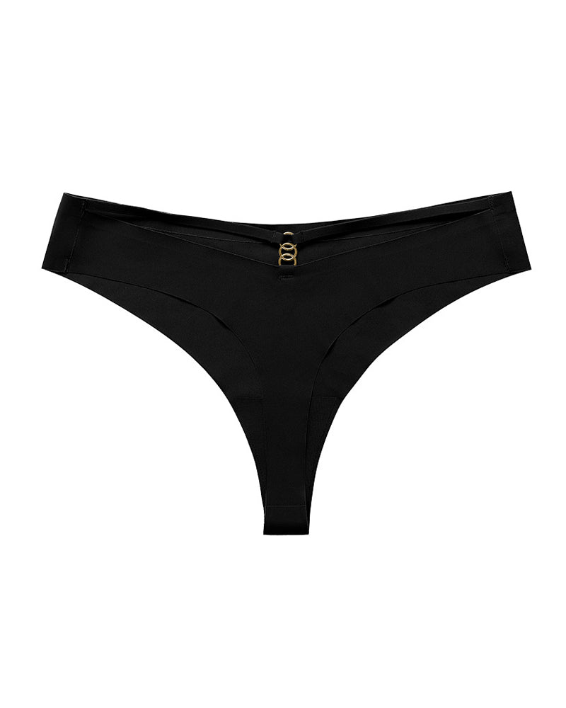 Women's Seamless Breathable Invisible Hollow Thong
