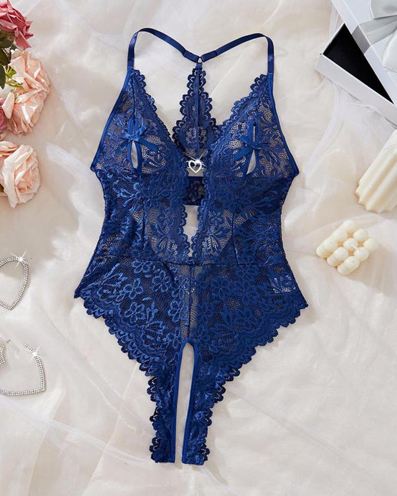 Women's Lace Bodysuit Pajamas