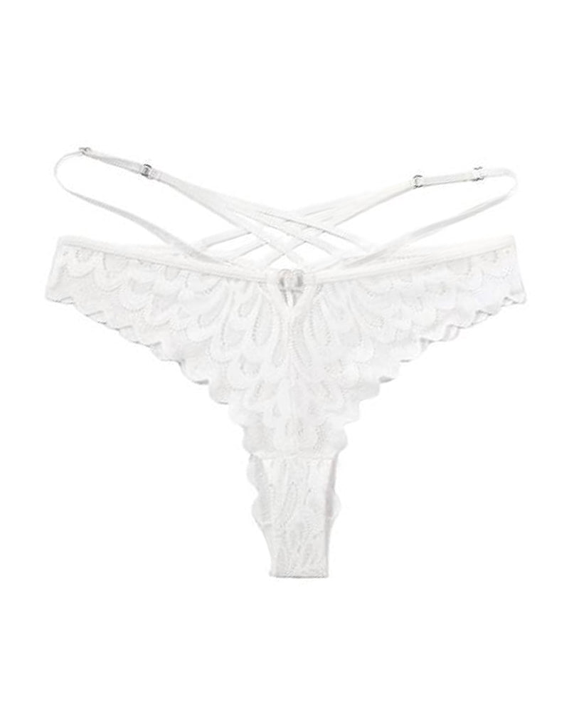 Women's Lace Cross Back Panties
