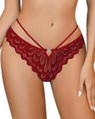 Women's Lace Cross Back Panties