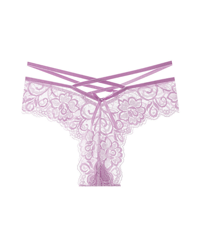 Jacquard Lace Low Rise Briefs