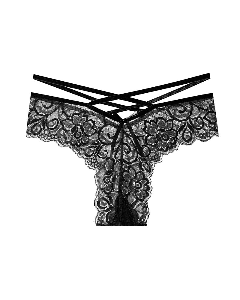Jacquard Lace Low Rise Briefs