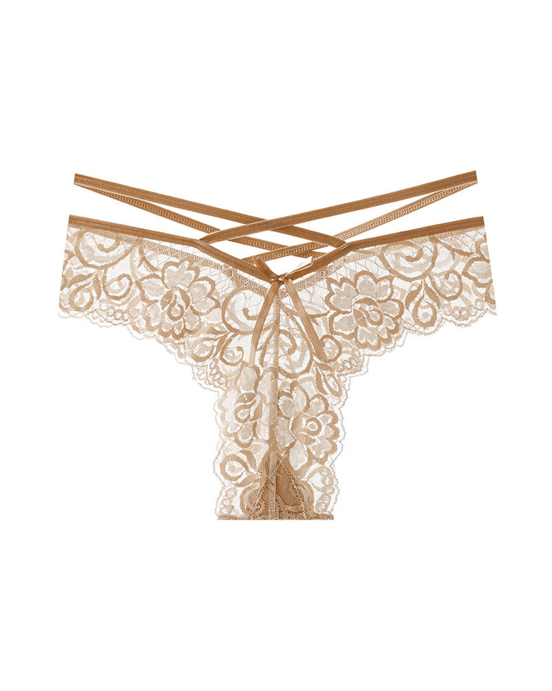 Jacquard Lace Low Rise Briefs