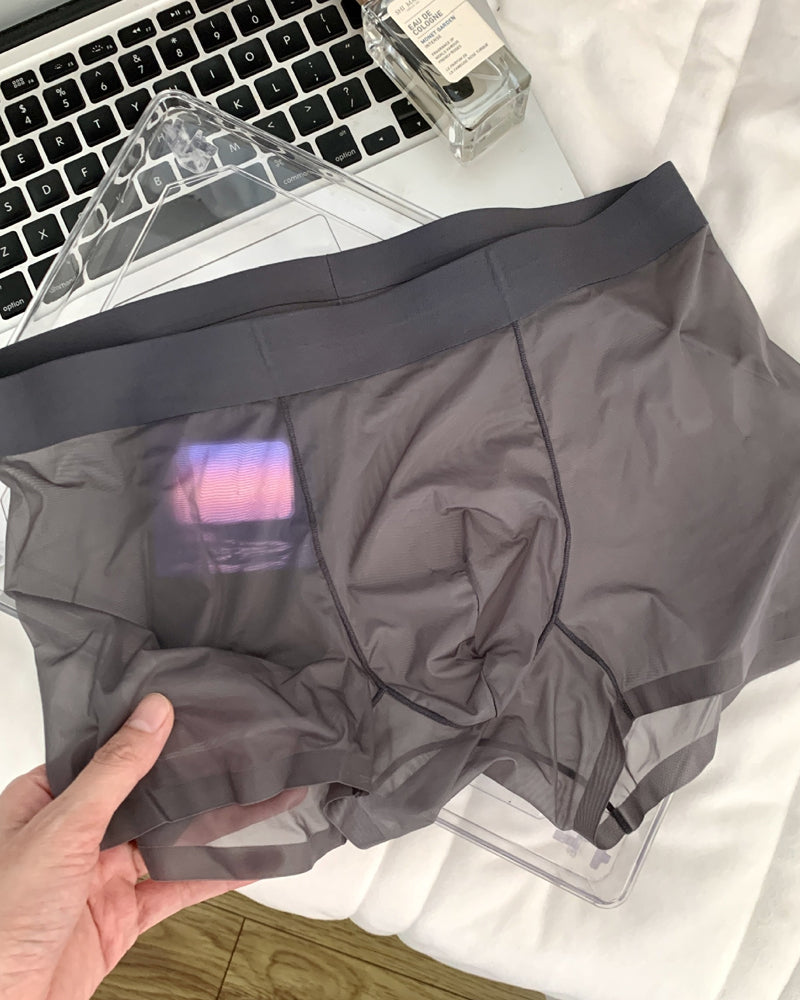 Men's Ice Silk Comfortable Thin Seamless Breathable Underwear