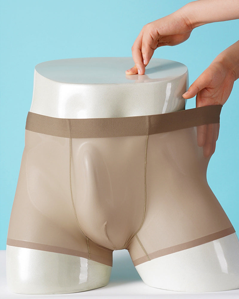 Men's Ice Silk Comfortable Thin Seamless Breathable Underwear