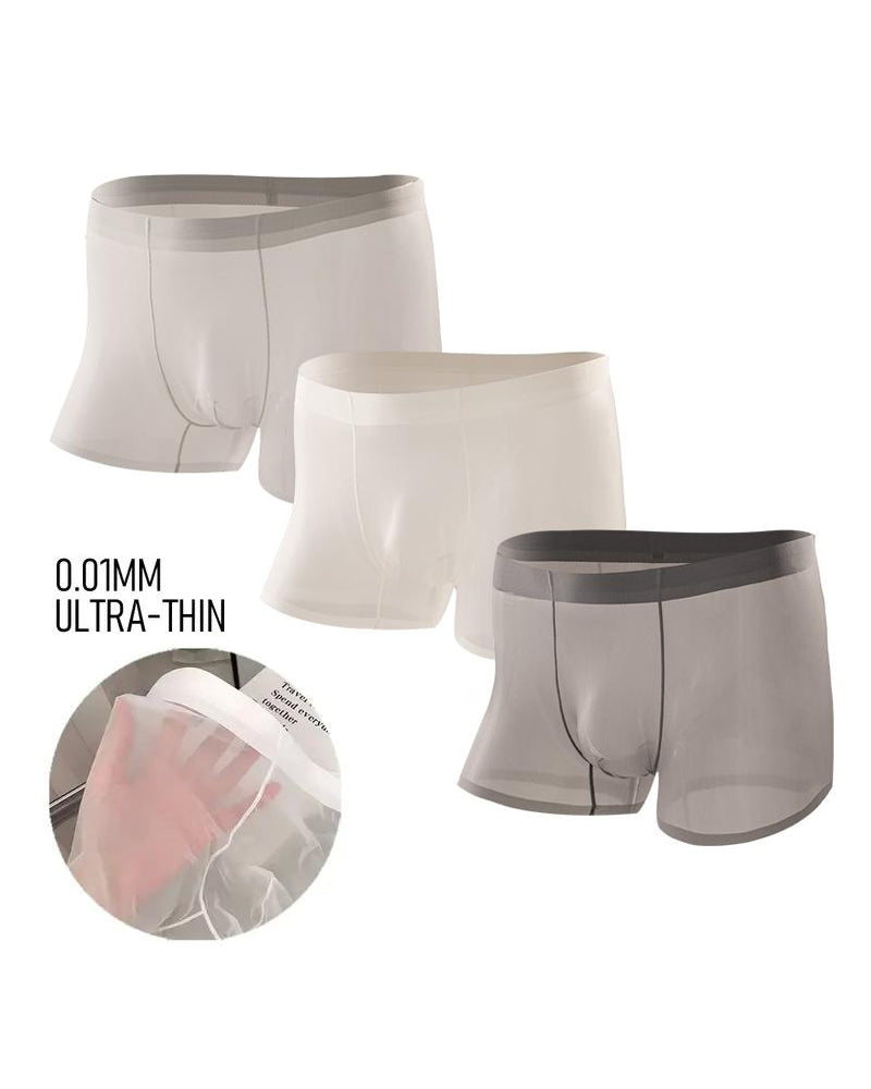 Men's Ice Silk Comfortable Thin Seamless Breathable Underwear