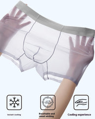 Men's Ice Silk Comfortable Thin Seamless Breathable Underwear