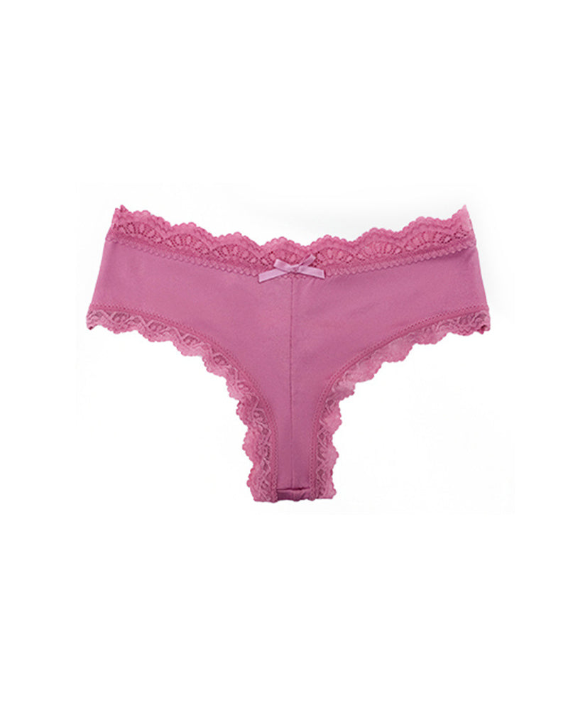 Women's Comfortable High Elastic Pure Cotton Crotch Lace Breathable Panties