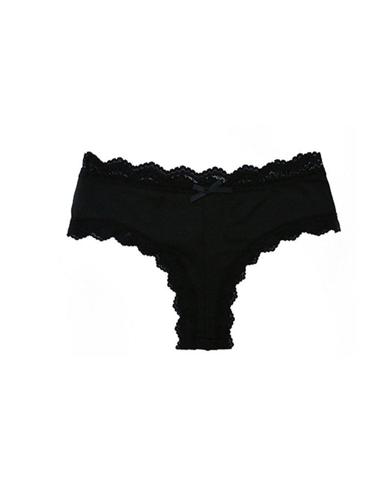 Women's Comfortable High Elastic Pure Cotton Crotch Lace Breathable Panties