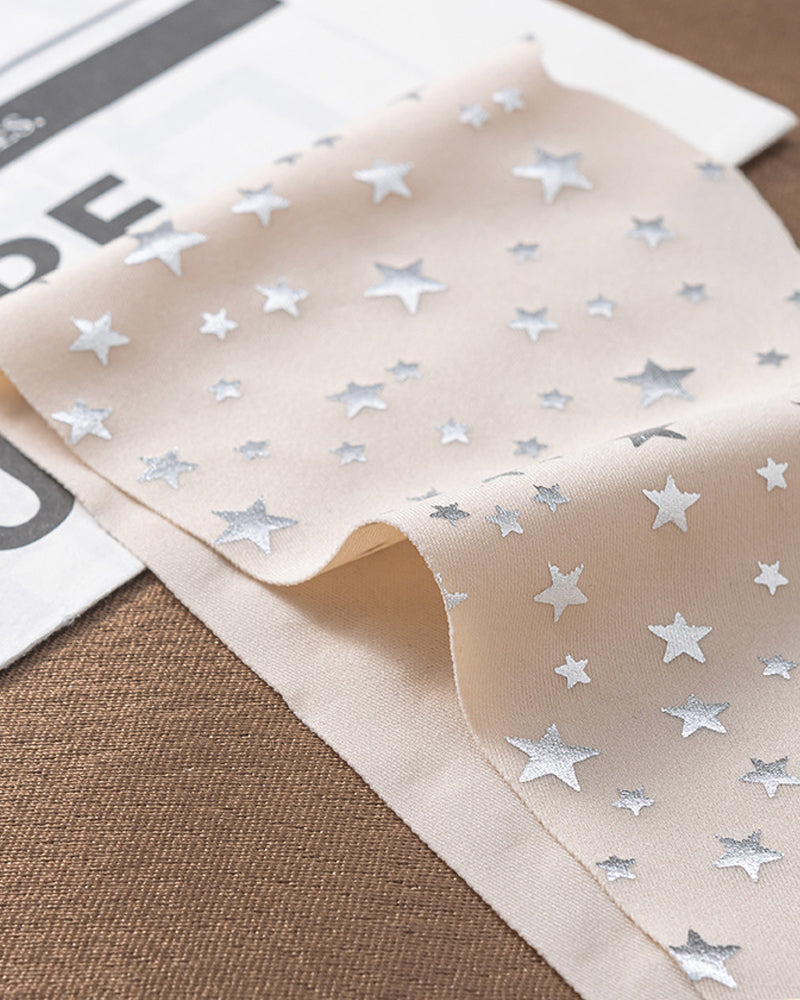 Seamless Ice Silk Heart Star Printed Panties