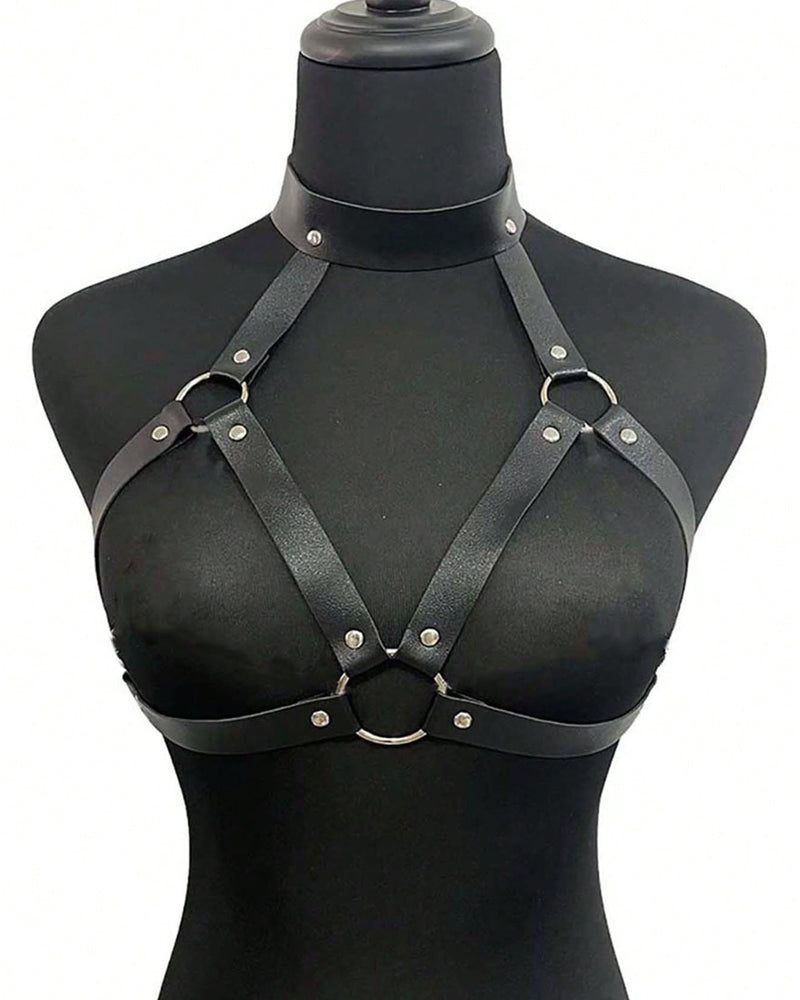 Leather Strap Bra Accessories