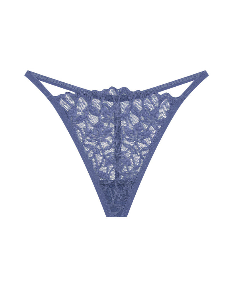 Low-Rise Breathable Lace Seamless String T-Back