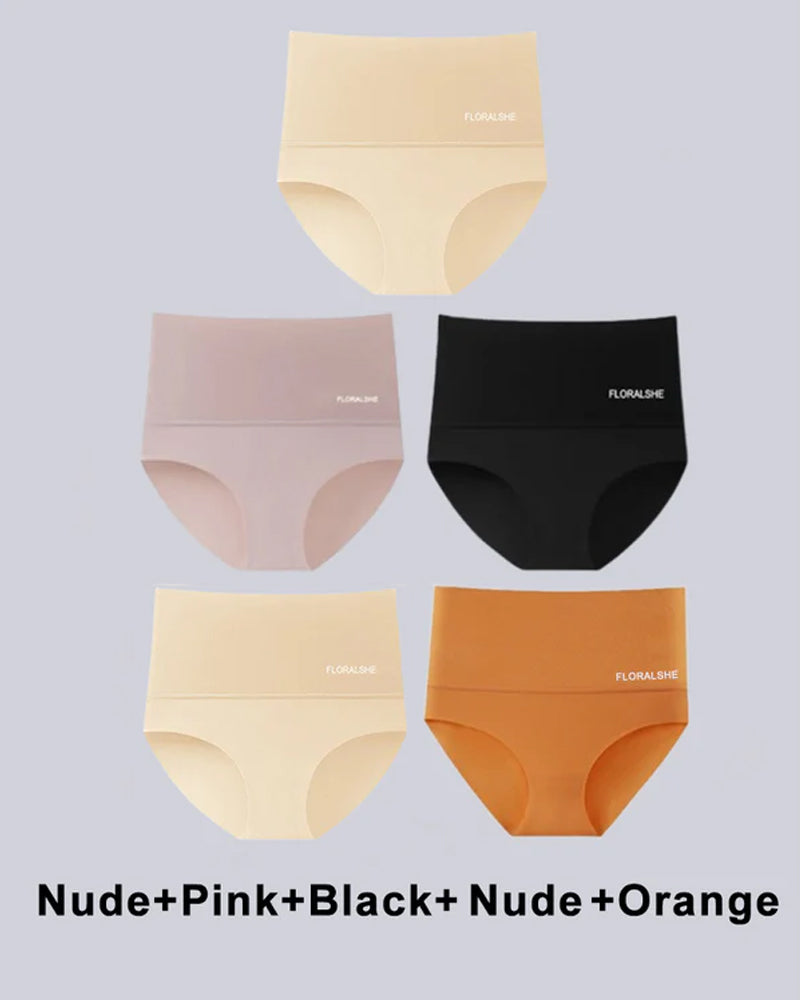 5-Pack High Waisted Tummy Control Briefs