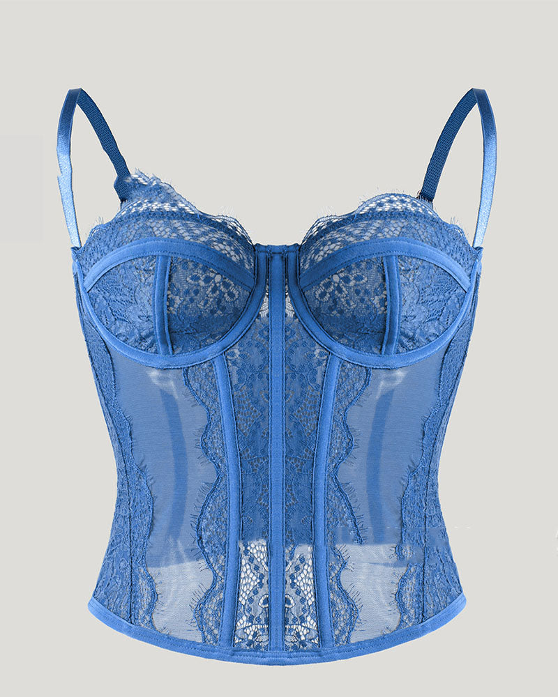 Vest Camisole Push-up Corset Slim-fit Strapless Lace Outer Wear Underwear