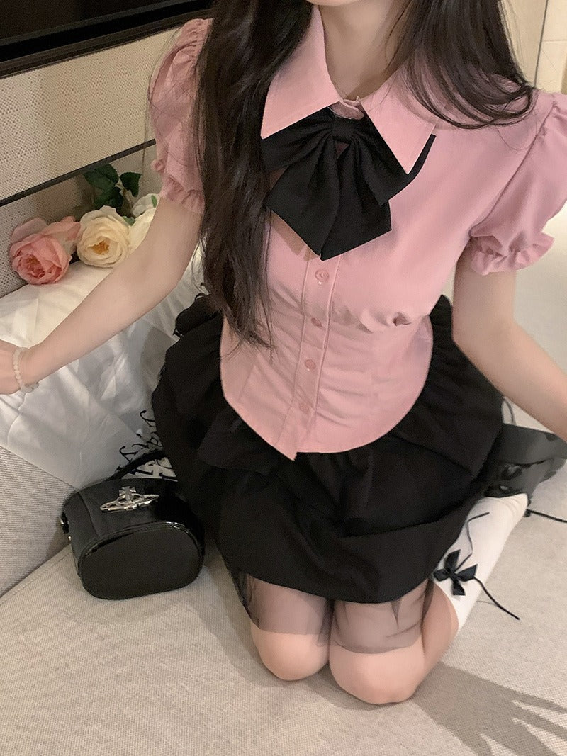 summer JK uniform women's two-piece set