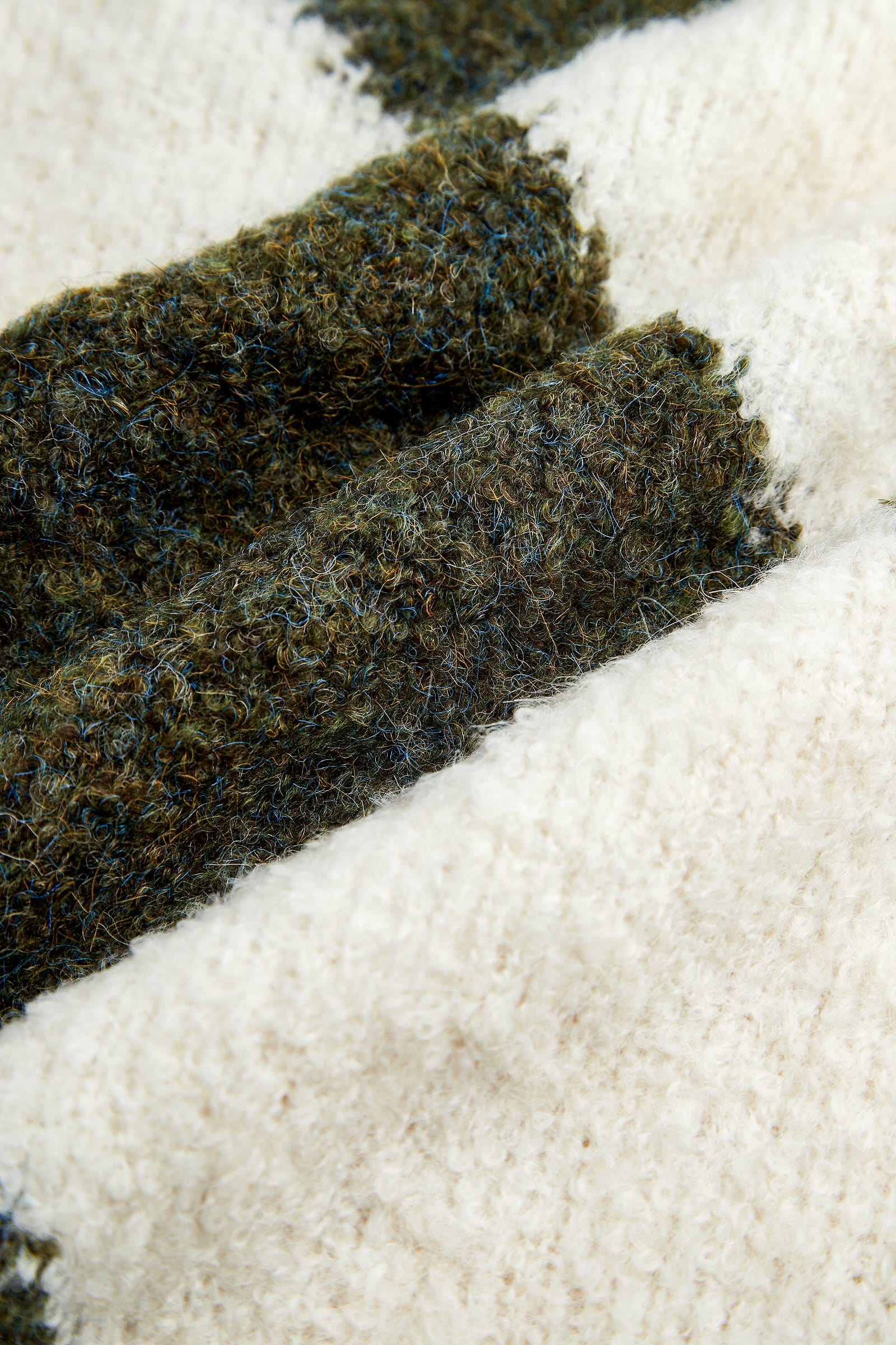 Ryan Dark Green V-Neck Sweater