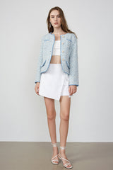 Allister Sky Blue Button-Up Jacket